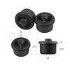 4pcs Invisible Universal Slotted Wheel 360 Degree Rotation Caster Smooth Quiet for Home&Office Furniture Bottom Push-pull Moving