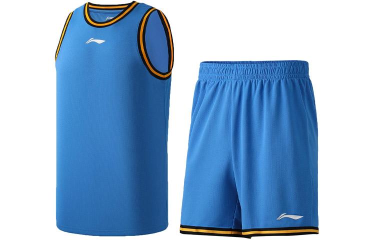 Li Ning Sports Basketball Collection Casual Sportswear Men s Beijing Blue AATR011-8 S