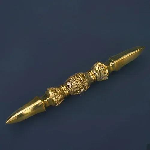 

Бронзовые буддийские и даосские сосуды из латуни молитва заклинание реквизит трость скипетр ваза жертвоприношение