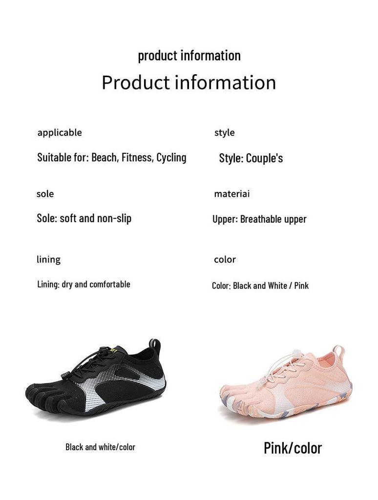 Unisex Five-Finger Lightweight Yoga & Wading Shoes for Indoor & Outdoor Activities