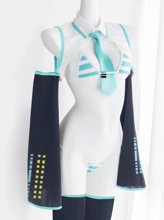 

[Пупубанбанья] Косплей-костюм Лавандовой Мику, Костюм на Хэллоуин, Рождественское бикини