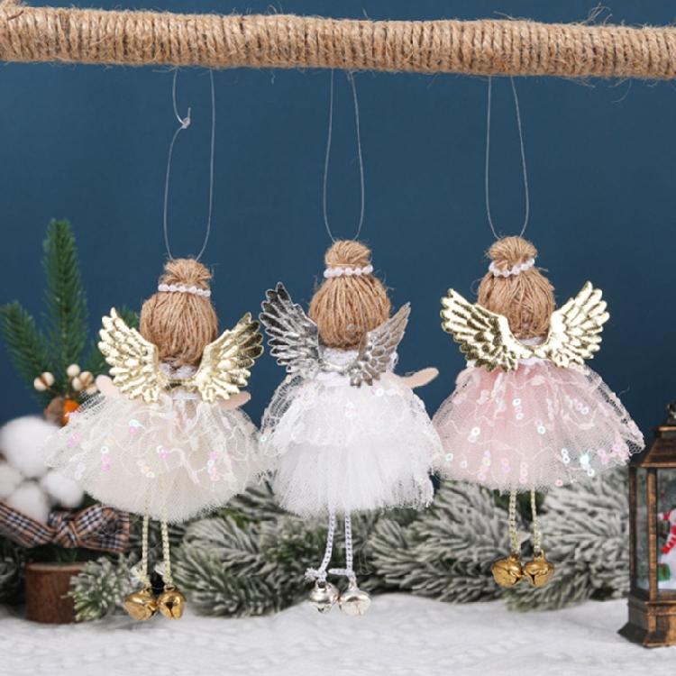 Reusable Textiles Angel Hanging Doll Ornamentation All Ages Safe Decors For Christmas Birthdays Special Event Decors