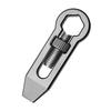 10g Creative Mini Titanium Alloy Crowbar Multi-function Adjustable Spanner Keychain Necklace Pendant Outdoor EDC Gadget Wrench
