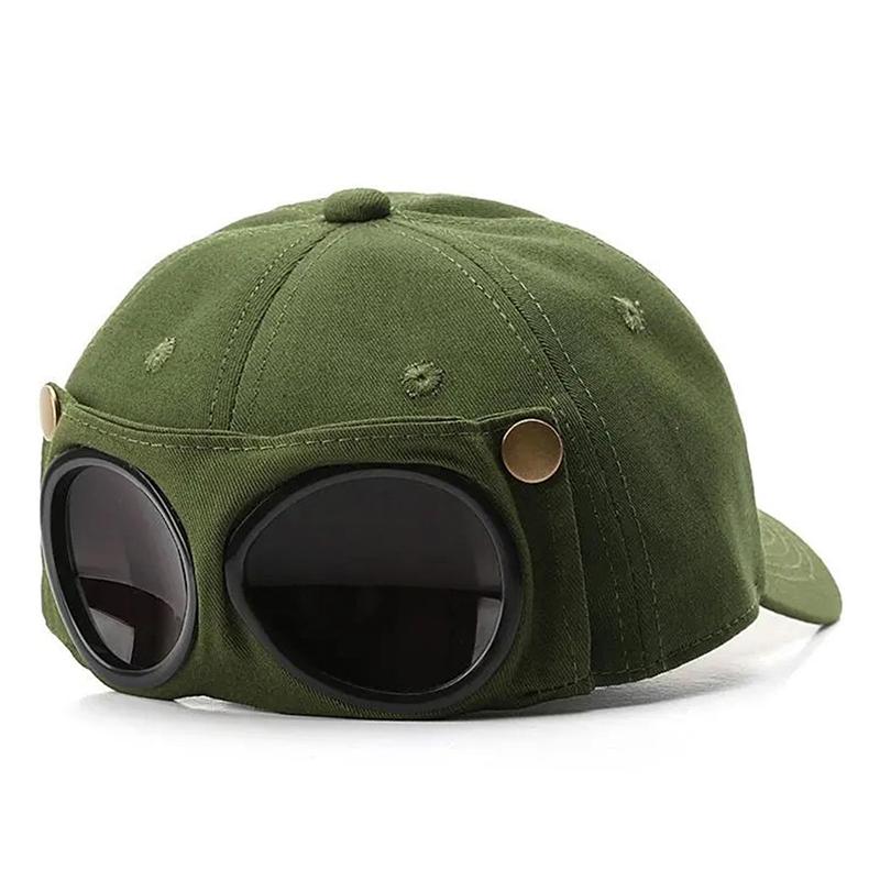 2026 Fashion New Hip Hop Hat Glasses Flying Baseball Hat Outdoor Daily Leisure Decoration Hat Sunshade Hat Unisex Skateboard Hat