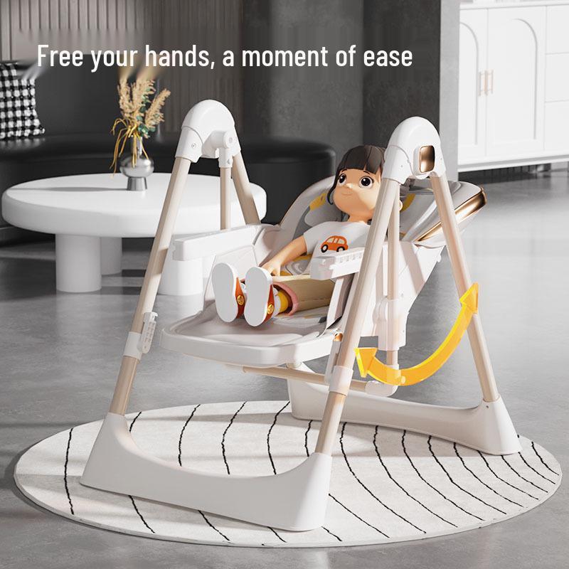 Foldable Multi-Functional Baby High Chair & Recliner