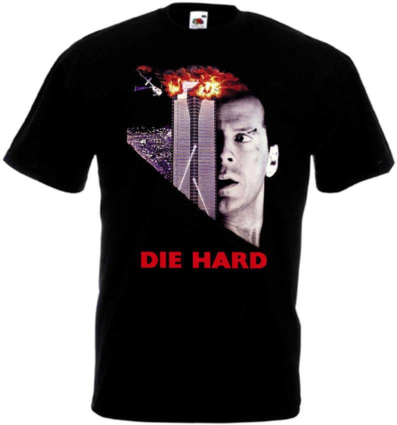 Die Hard 1 T-shirt black movie poster all sizes S5XL S