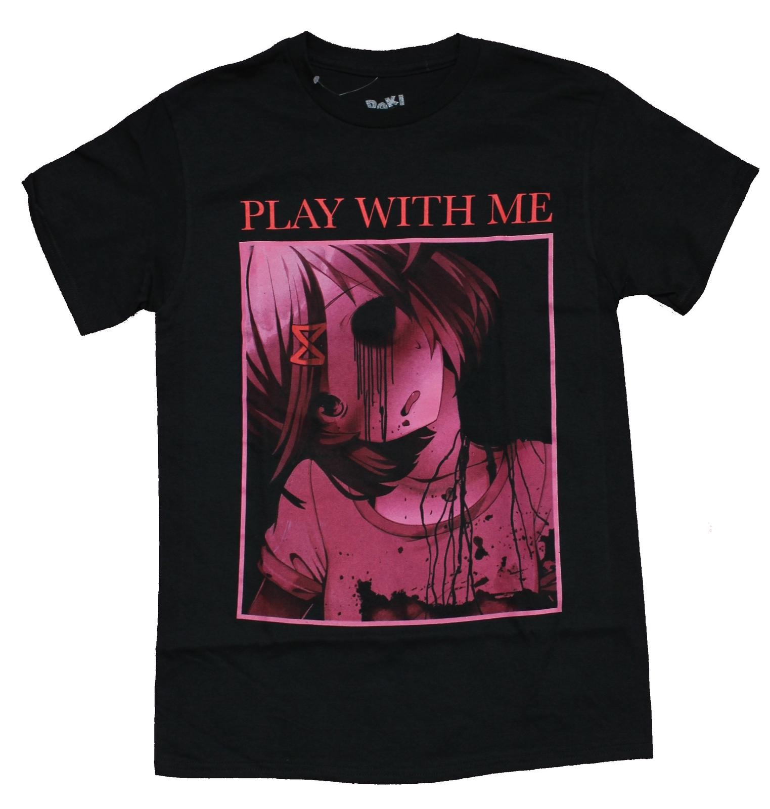 Мужская футболка Doki Doki Literature Club Поиграй со мной Страшная Девочка XXXL
