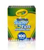 Crayola Super Tips Marker 100 Colors 585100 Water-Removable Pens, (Genuine Product)