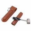 Handbohrer-Schlüssel Hand-Überlebensbohrer-Schlüssel Multifunktionale Holzbearbeitungs-Stanzwerkzeuge Braun
