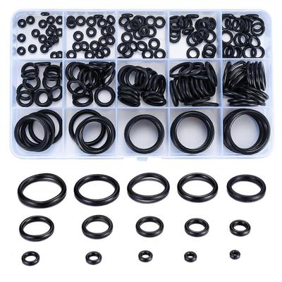200 Pcs O-Ring Gasket Kit, Rubber Seals Washers Assortment Set, Electrical Gasket Rings, Insulating Plumbing Plumber