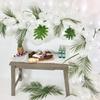 2/5Pcs Artificial Plants Tropical Palm Tree Leaves Home Garden Decoration Accessories Photography Prop Festival Wedding Supplies