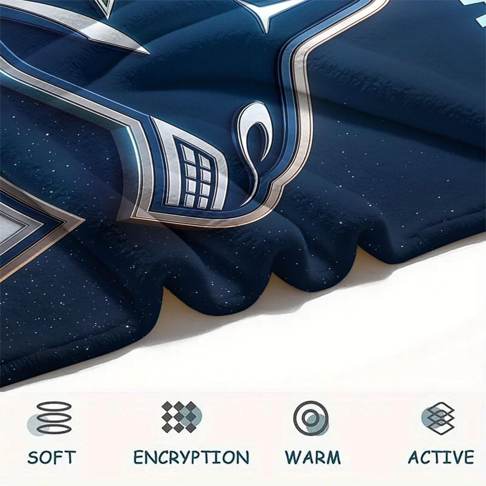 Custom Name,Vancouver Canucks Printed Flannel Blanket, Soft Throw for Bedroom Sofa, Washable, Christmas Present, Great Gift.
