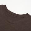 Shop   Women Basic Round Neck ShorT Sleeve T shirT Brown Dai Wsh 0913