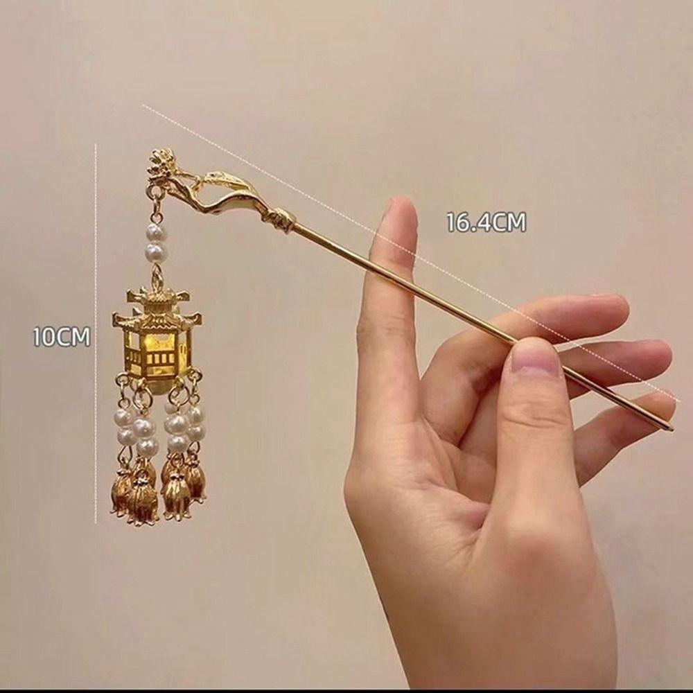 Hairpin Pearl Ancient Style Hairpin Chinese Style Headwear Girl Hair Accessories Hanfu Hair Sticks
