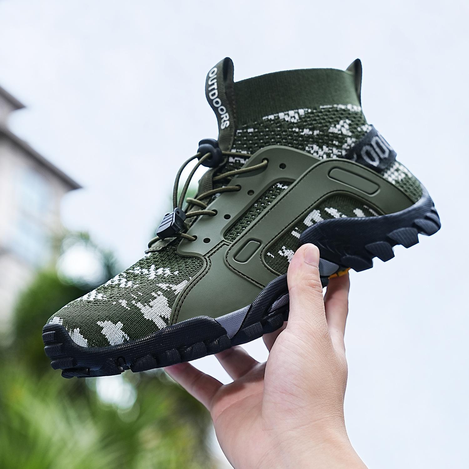 Scarpe da Escursionismo Estive Traspiranti Taglie Forti per Uomo e Donna - Calzature Casual in Rete per Trekking e Guado cm