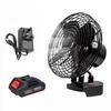 8 Inch 3000mah Home Outdoor Camping Desktop Electric Fan Portable Camping Fan Cordless Rechargeable Metal Fan