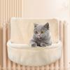 Plush Cats Hammock Bed Large Hanging Hammock Sleep Bed for Cats Warm Pet Bed for Winter Detachable and Machine Washable
