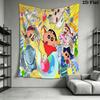 Adventure Playroom Tapestry Fashion Print Background Cloth Soft Homestay Soft Decoration Tapestry Wall Decoration