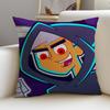 Ghostly DDanny PhantomS Cushion Cover Breathable and skinfriendly linen pillowcase square removable and washable cushion