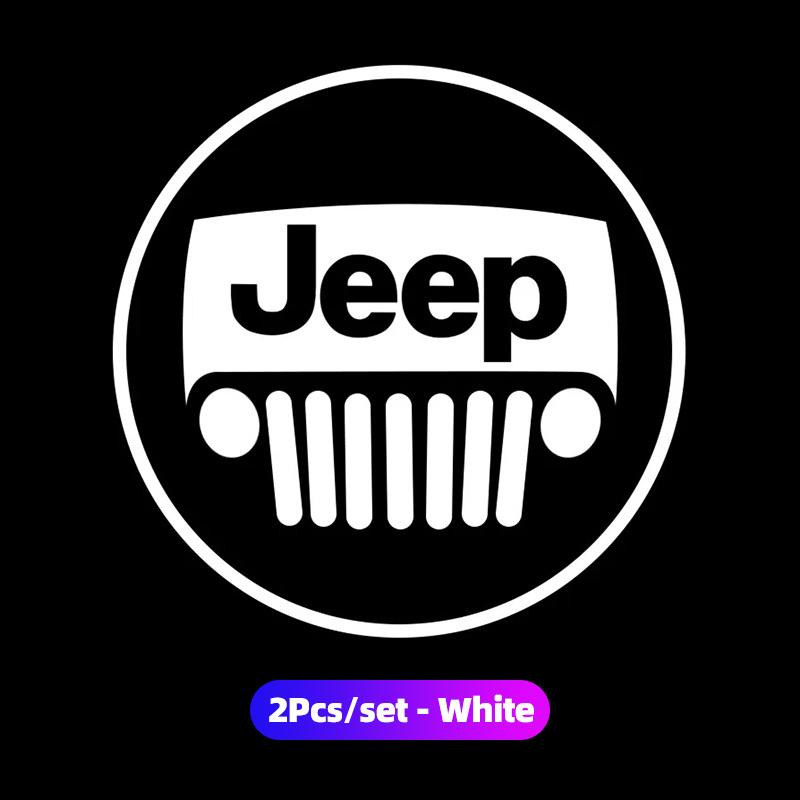 

Для Jeep 2 шт. HD Проекционные лампы для дверей автомобиля Приветственные огни Аксессуары Для Jeep Grand Cherokee Wrangler JK Gladiator Compass Re