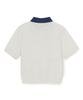 Emelbi Women'S Basic Crop Collared T-Shirt Ny (Ivory)