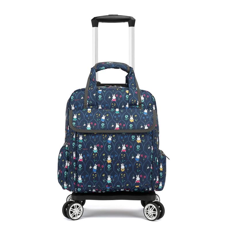 Geantă de mână tip cărucior pliabilă, ușoară și impermeabilă, cu roți universale pentru călătorii scurte și îmbarcare