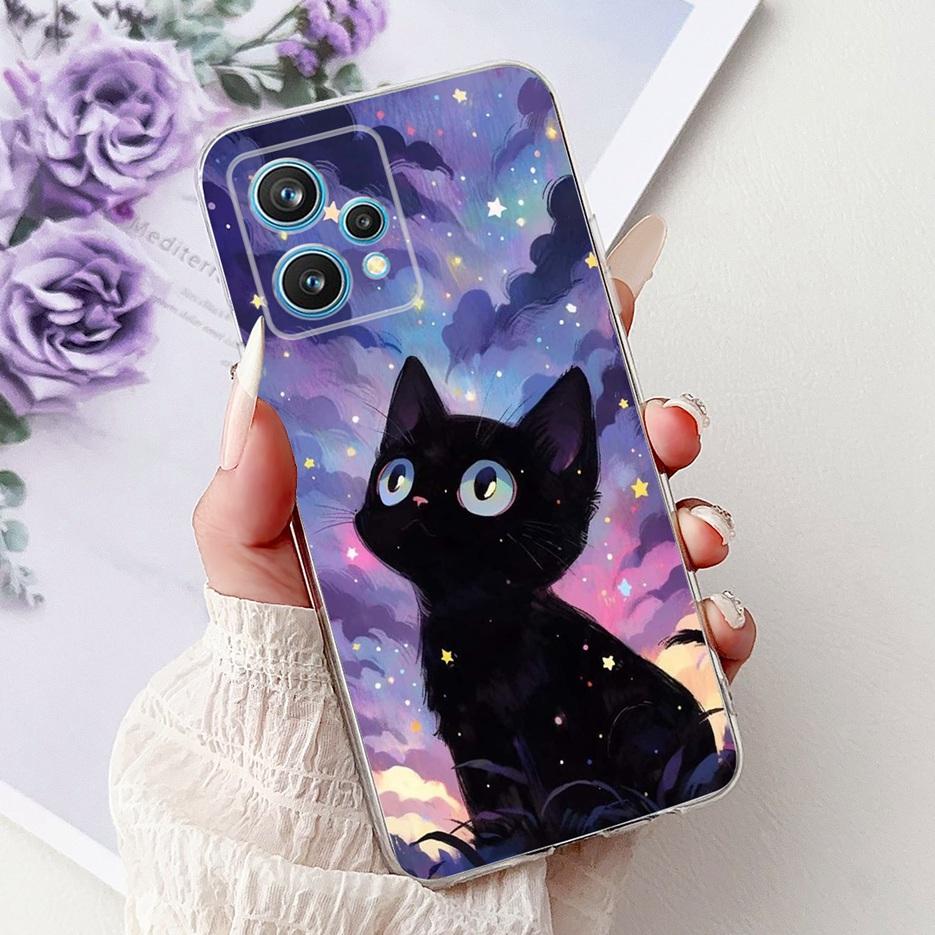 For Realme 9 Pro Plus Case RMX3392 Luxury Fashion Painted Cover Soft Slim Phone Case For Realme 9 Pro Realme9 Pro+ Fundas Bumper
