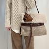 Faux Fur Tote Bag Women's Bucket Plush Luxury Design Ladies Handbags Soft Winter Crossbody Shoulder Bags Bolsa Feminina