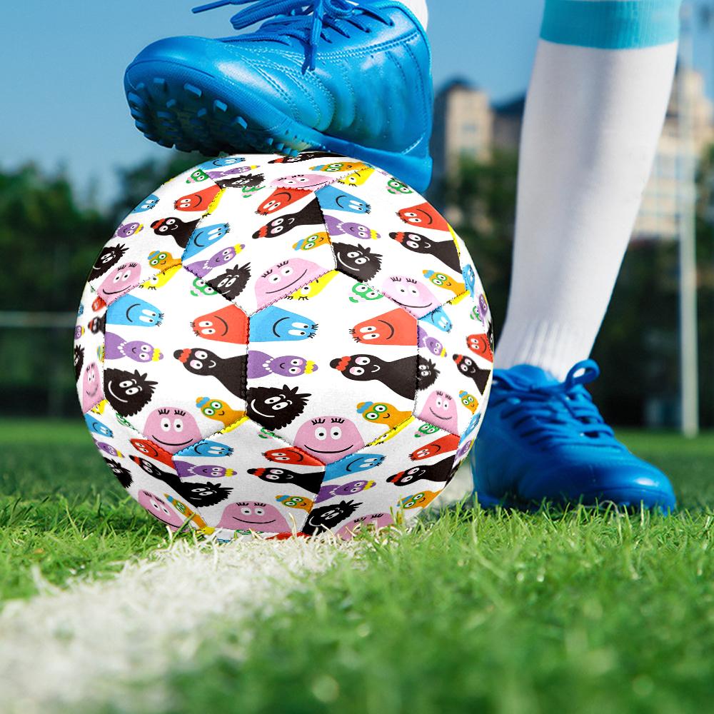 Barbapapa Theme Size 5 Soccer Ball, Suitable for Both Indoor and Outdoor Matches, a Gift Suitable for Everyone.
