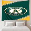 Athletics Oakland Emblem Quick-Dry Tapestry Hanging for Bedroom,Livingroom, Playroom,Decor Art Room Wall Tapestry Holiday and Birthday Gifts