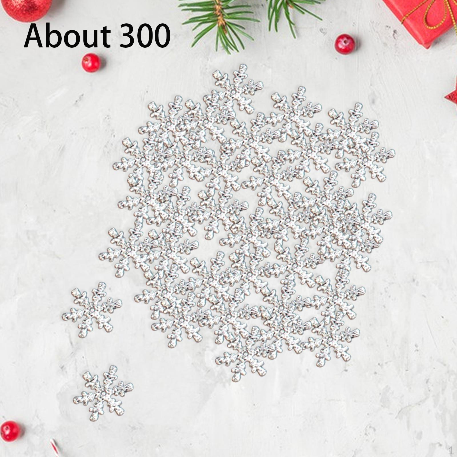 

Украшения в виде снежинок и конфетти для Рождества и других мероприятий Silver