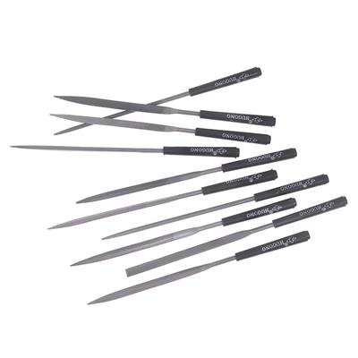 10Pcs/Set Metal Needle File Set Wood Rasp Metal Polishing Hand File Tools Steel Rasp Needl Filing