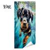 Weatherproof Waste Container Art Fun Animal Trash Can Stickers, Self?Adhesive Bin Decals for Outdoor Home Exterior Accessories Garbage Can, Mailbox