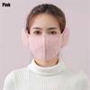 Women Winter Cold-proof Earmuffs Windproof Fleece Mouth Cover Men Warm Masks Female Outdoor Cycling Breathable Ear Warmer Earlap
