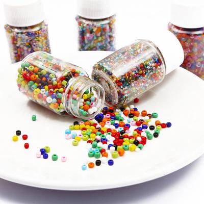 3000 Uds. Cuentas de vidrio embotelladas de 2mm, cuentas checas, cuentas espaciadoras de semillas para accesorios de fabricación de joyas