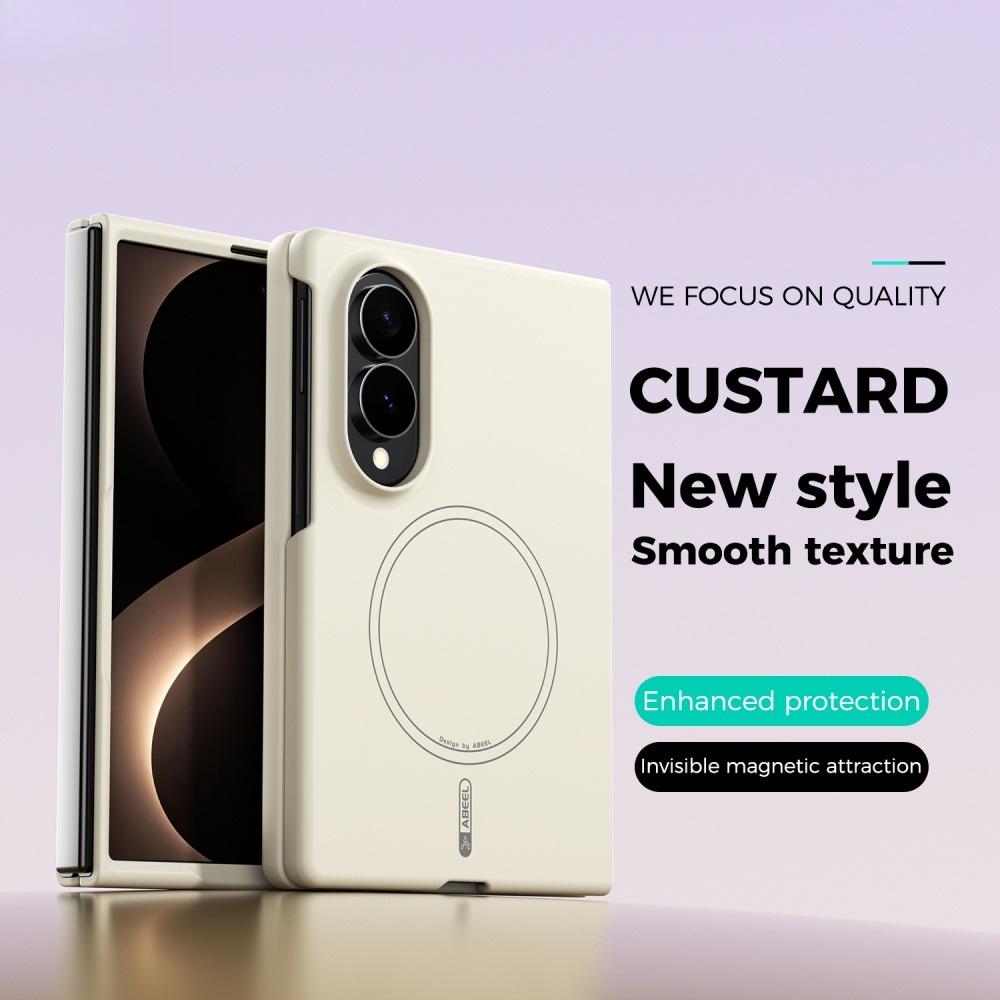 Original Liquid Silicone for Magsafe Case for Samsung Galaxy Z Fold 8 Ultra Fold8 Camera Protect Skin-friendly Soft Cover ZFold8