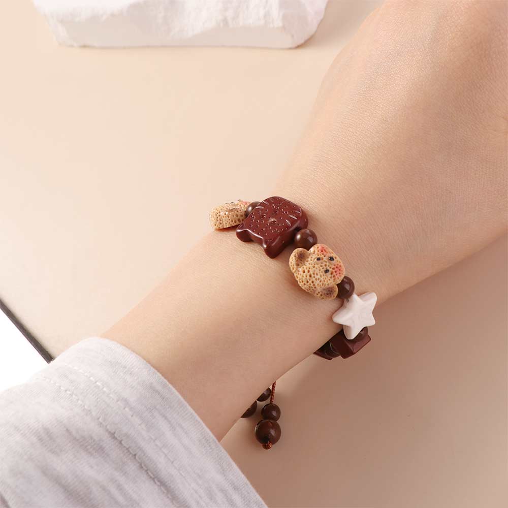 Cute Cat Beads Bracelet Star Friendship Bracelet Fashion Dog Beaded Bracelet  Gifts