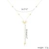 Gold Silver Color Necklace Shiny Delicate Sun Flame Long Tassel Pendant Clavicle Chain Birthday Party Gift Women Fashion Jewelry