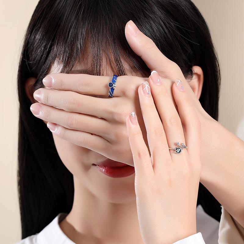 Tancise Klassisk 925 Sterling Sølv Zircon Ring Dame Smykker Bryllup Løfte Party Gift