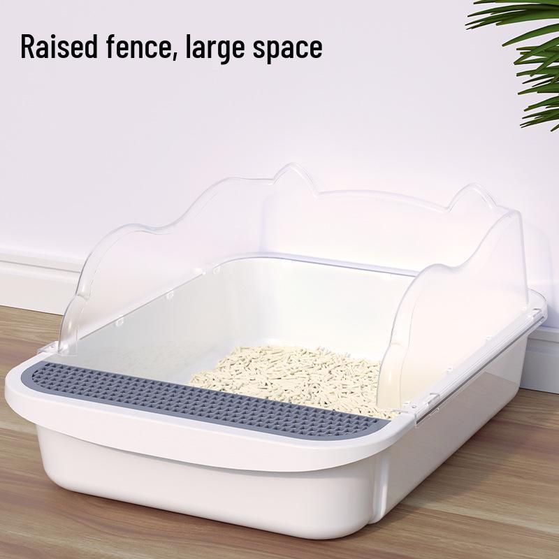 Anti-Splash Closed Cat Litter Box with Liner Bags