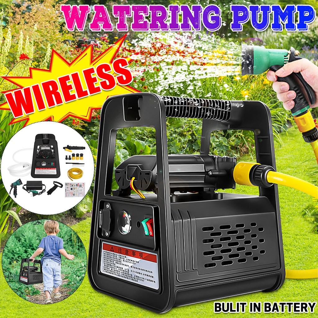 Portable Power Sprayer Pump High Pressure Washer Rechargeable Water Pump for Car Home Garden Spray 100W