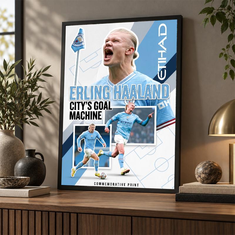 DIY 5D Diamond Painting Erling Haaland Full Drill Diamond Art Wall Decor Craft Kit