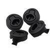 2/4/10Pcs Black Round Flush Pull Slam Latch for RV Boat Marine Deck Hatch Door Replacement for RV Boat Marine Deck Hatch Locker