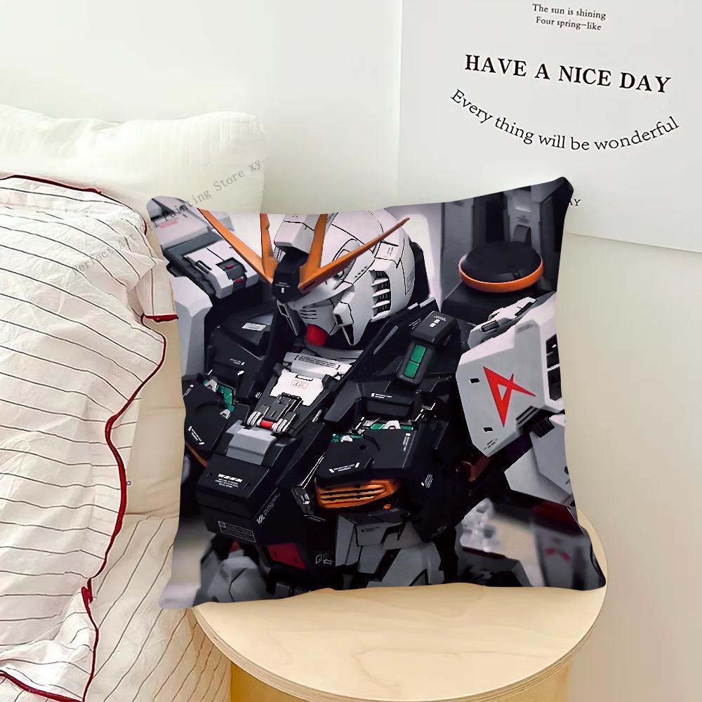Game G-Gundam Pillow Case Square Pillow Bedroom Sofa Leisure Comfort Cushion Car Living Room Home Decoration
