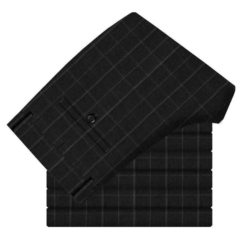 2023 Herren Slim Fit Kariert Eisseide Frühling-Sommer Freizeit Hose