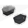 Bike Rear Basket Bicycle with Waterproof Cover Tailstock Holder Portable Riding Storage
