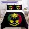 3pcs Duvet Cover Set (1*Duvet Cover + 2*Pillowcase, Without Core), Amed SK Print Soft All‑Season Bedding Set, Home Bedroom Decor Gift