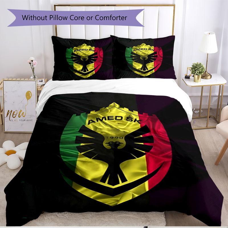 3pcs Duvet Cover Set (1*Duvet Cover + 2*Pillowcase, Without Core), Amed SK Print Soft All‑Season Bedding Set, Home Bedroom Decor Gift
