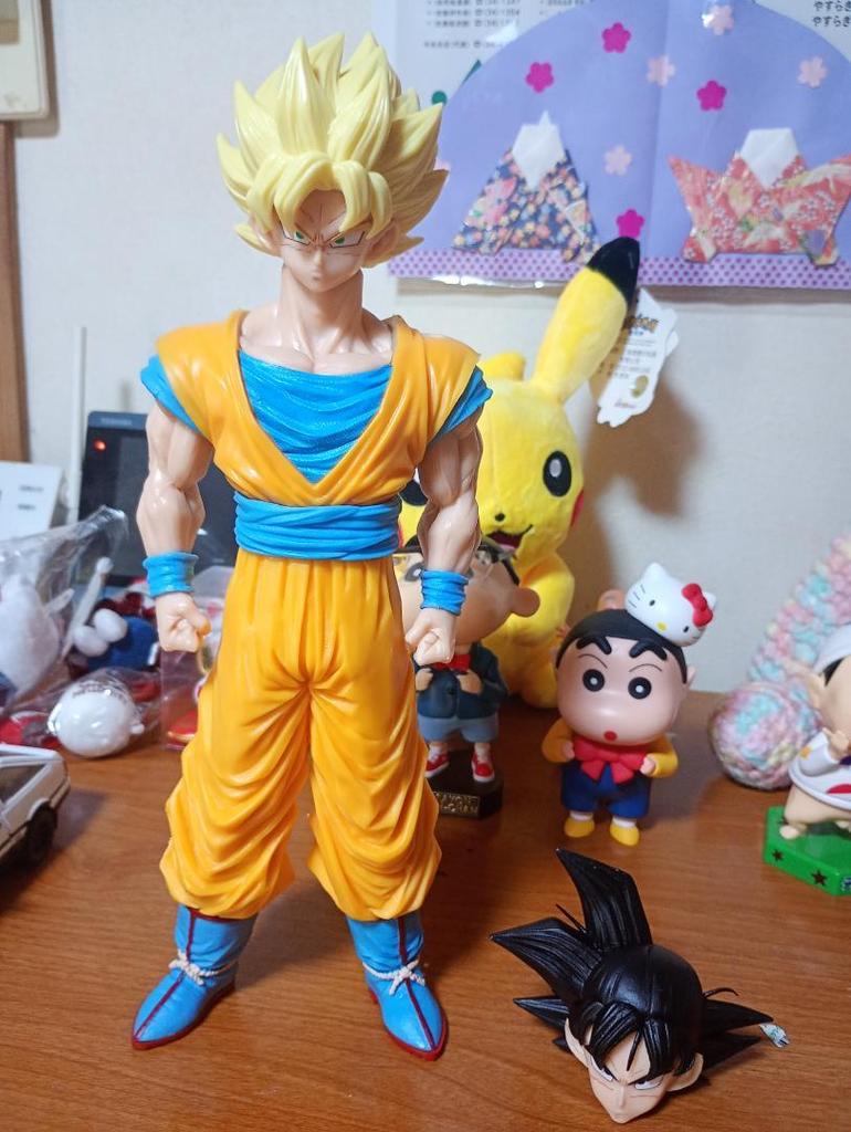[USED] Dragon Ball Z Son Goku Figure Gold Hair & Black Hair 2 Patterns Available