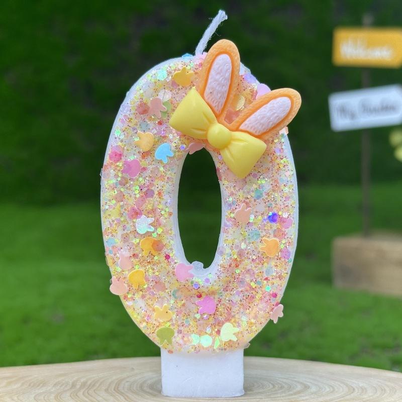 

Digital Birthday Candle Cake Party Decoration Birthday Wax Diy Cute Ears 0